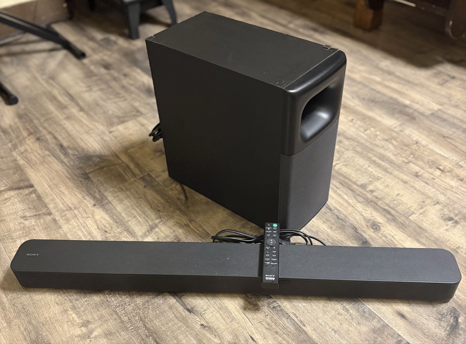 Sony Soundbar with Wireless Subwoofer and Remote