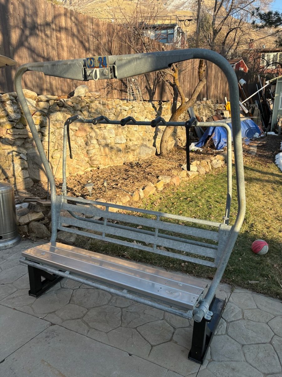 Ski Lift Chair with Stand