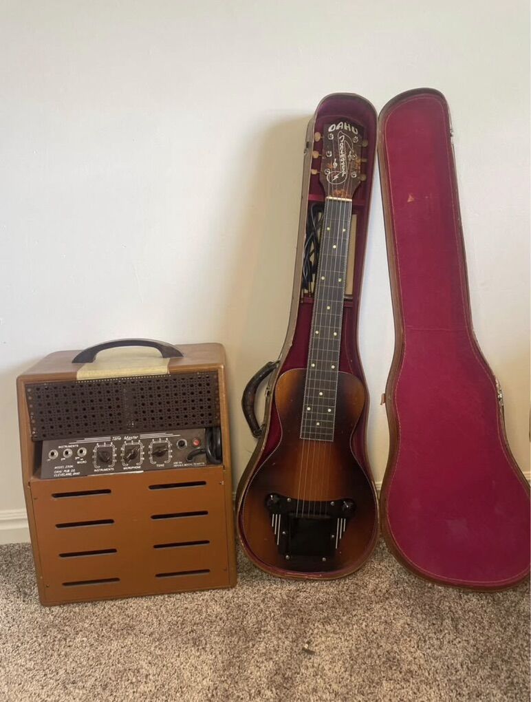 Oahu Lap Steel Guitar & Oahu Tone Master Tube Amp