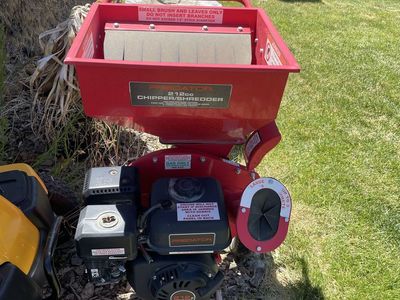 Predator 212cc 1/2" Gas Powered Chipper/Shredder, Outdoor Yard and Garden Equipment