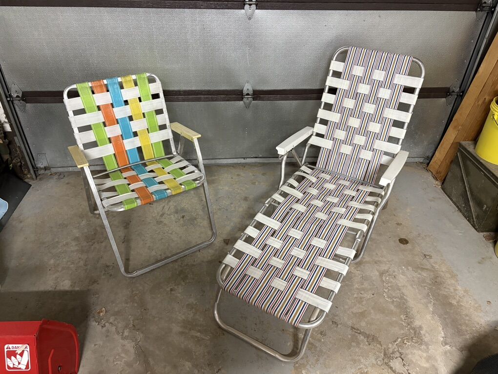 Vintage Lawn / Camping Chairs