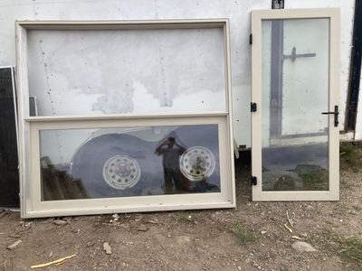 Light Tan Used glass Door