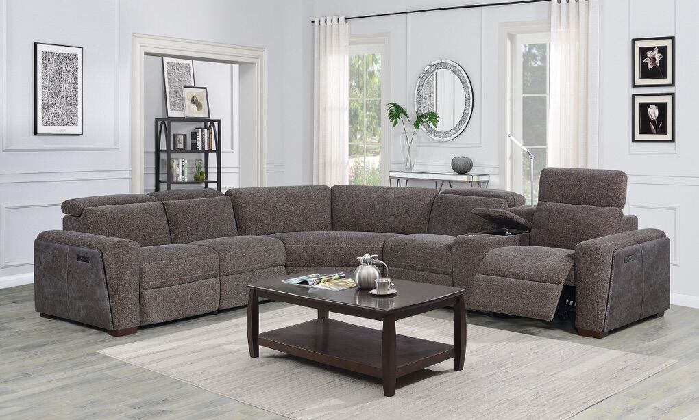 BRAND NEW! Full Power Adjust Grey Sectional