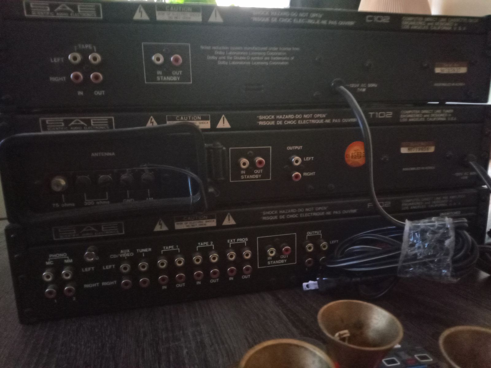 Vintage S.A.E audio components (working)