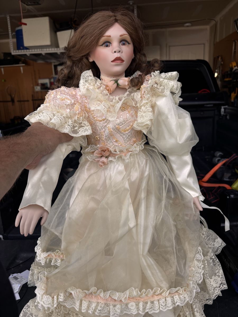 Vintage Rustie brand  Porcelain Doll limited edition 0545/1000 good condition