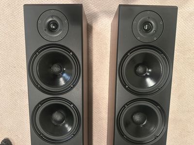 Meridian A500 British made audiophile floor standing speakers
