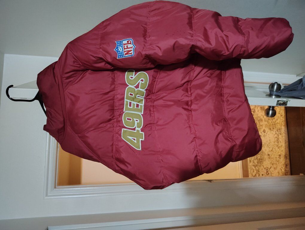 49ers NFL down coat