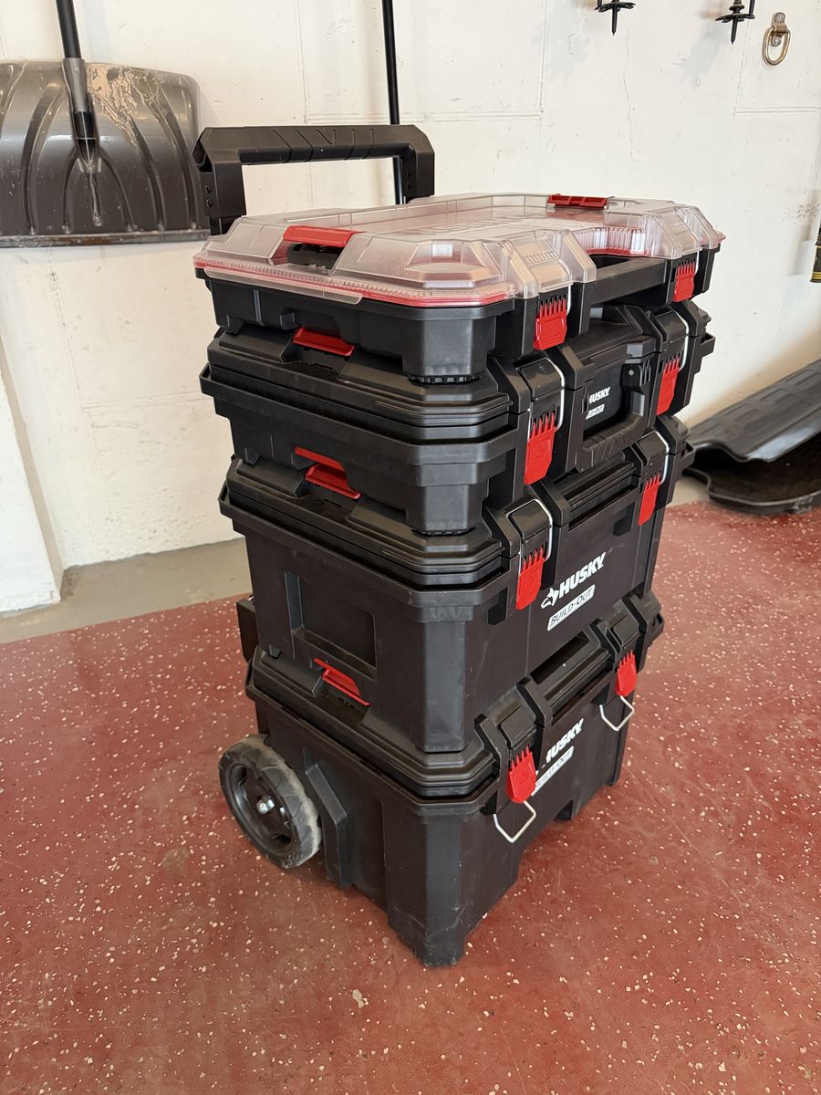 Husky Buildout Modular Rolling Tool Box