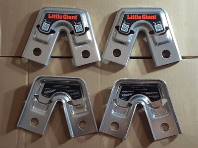 New Little Giant Ladders Aluminum Trestle Brackets(4) - Fit Most Multi-Position Ladders
