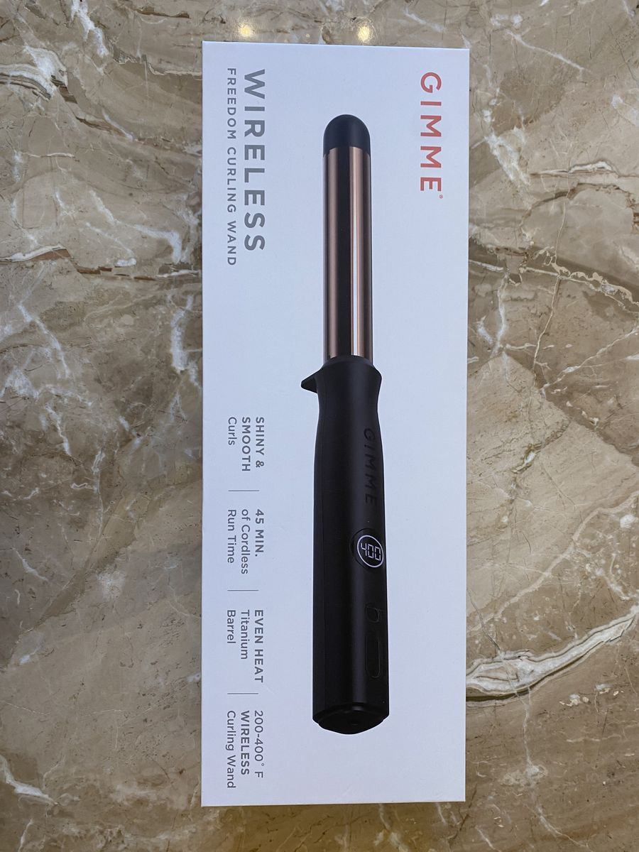 NIB Gimme 1” cordless curling wand wireless