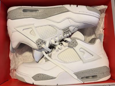 Nike Air Jordan 4 Retro White Oreo Size 11 CT8527-100 Sneaker