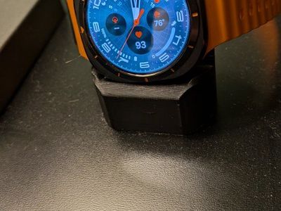 Samsung Galaxy Watch Ultra with Orange Band