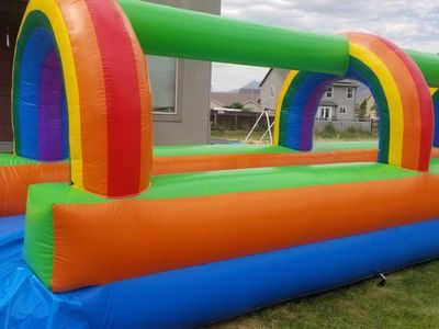 bounce houses slip n slide
