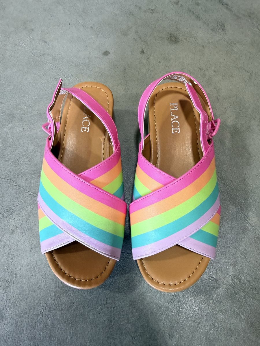 Girls platform sandals size 1