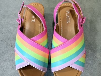 Girls platform sandals size 1