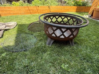 Free metal firepit