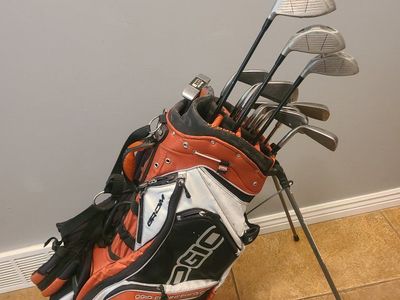 RH men's very Tall golf set with Ogio bag