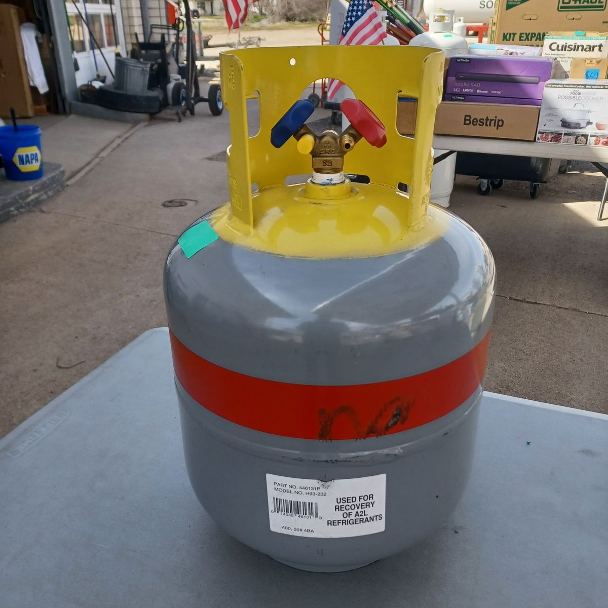 a2l refrigerants recovery tank