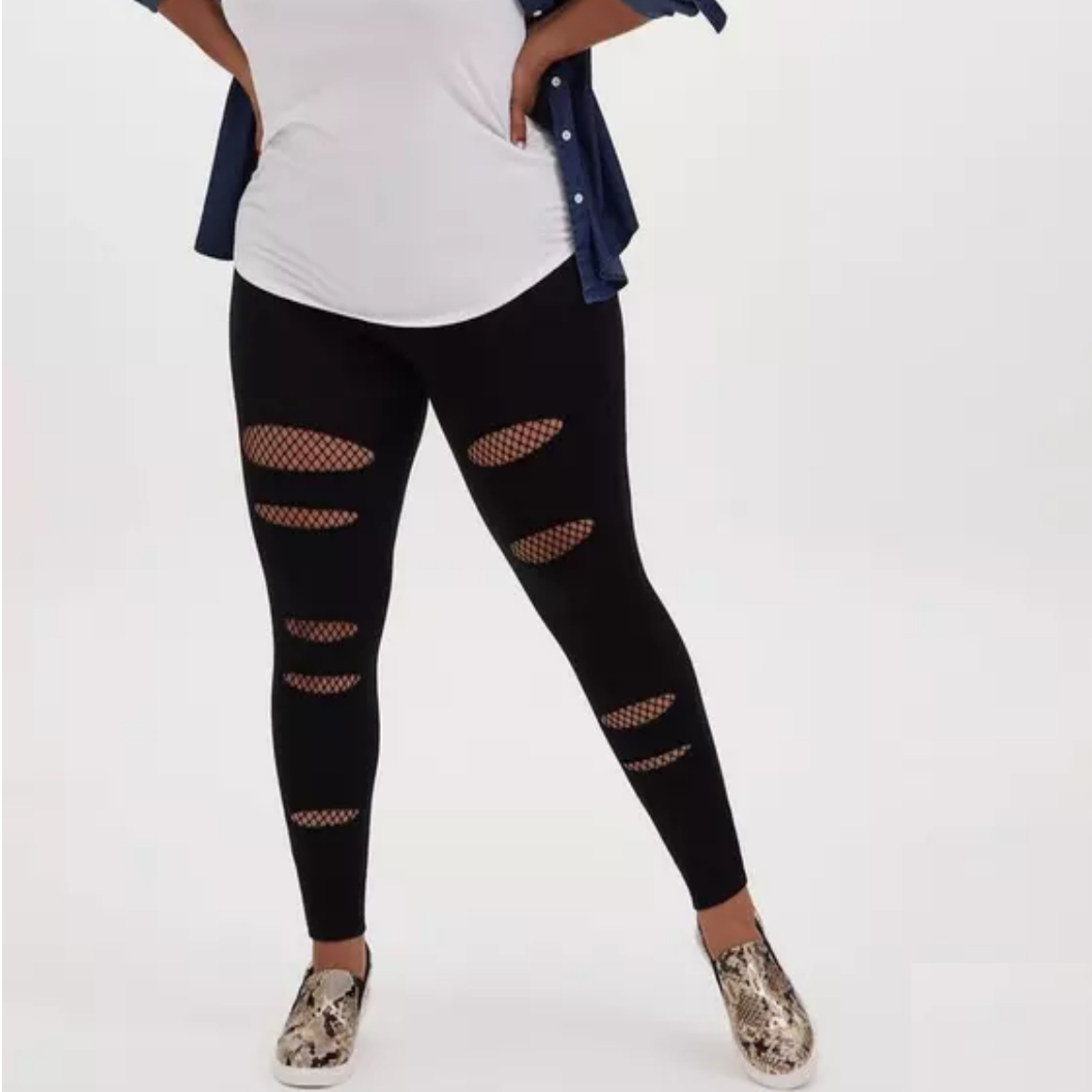 Torrid Full Length Signature Waist Split Legging - Plus Size 0 (L-12)