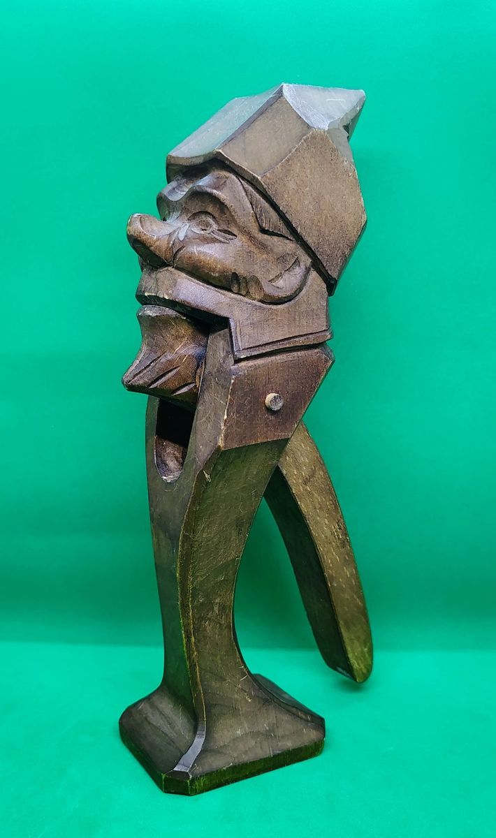 Antique Black Forest hand-carved wood nutcracker