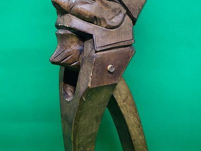 Antique Black Forest hand-carved wood nutcracker
