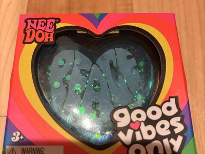 Needoh Good Vibes only squishy toy - New in Box