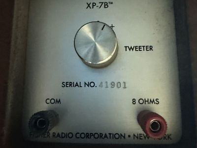 Fisher XB-7B speakers