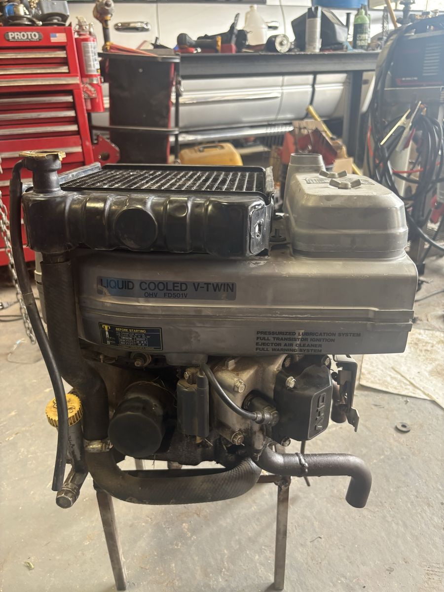 Kawasaki liquid cool 17 horse v twin