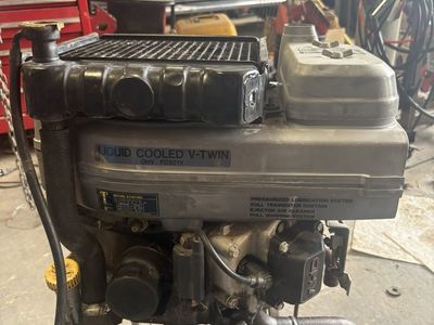 Kawasaki liquid cool 17 horse v twin
