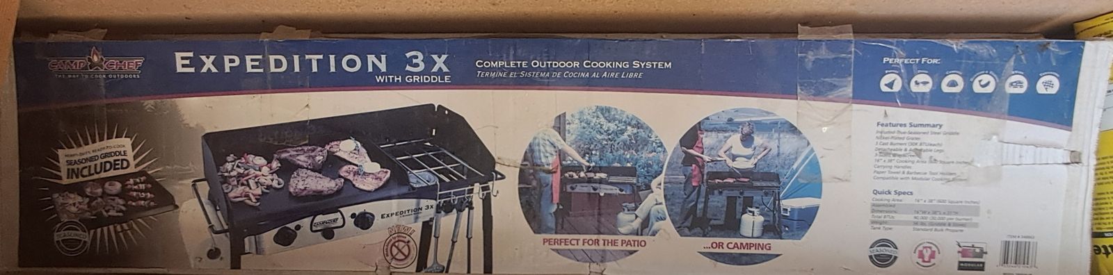 Expedition 3x with griddle