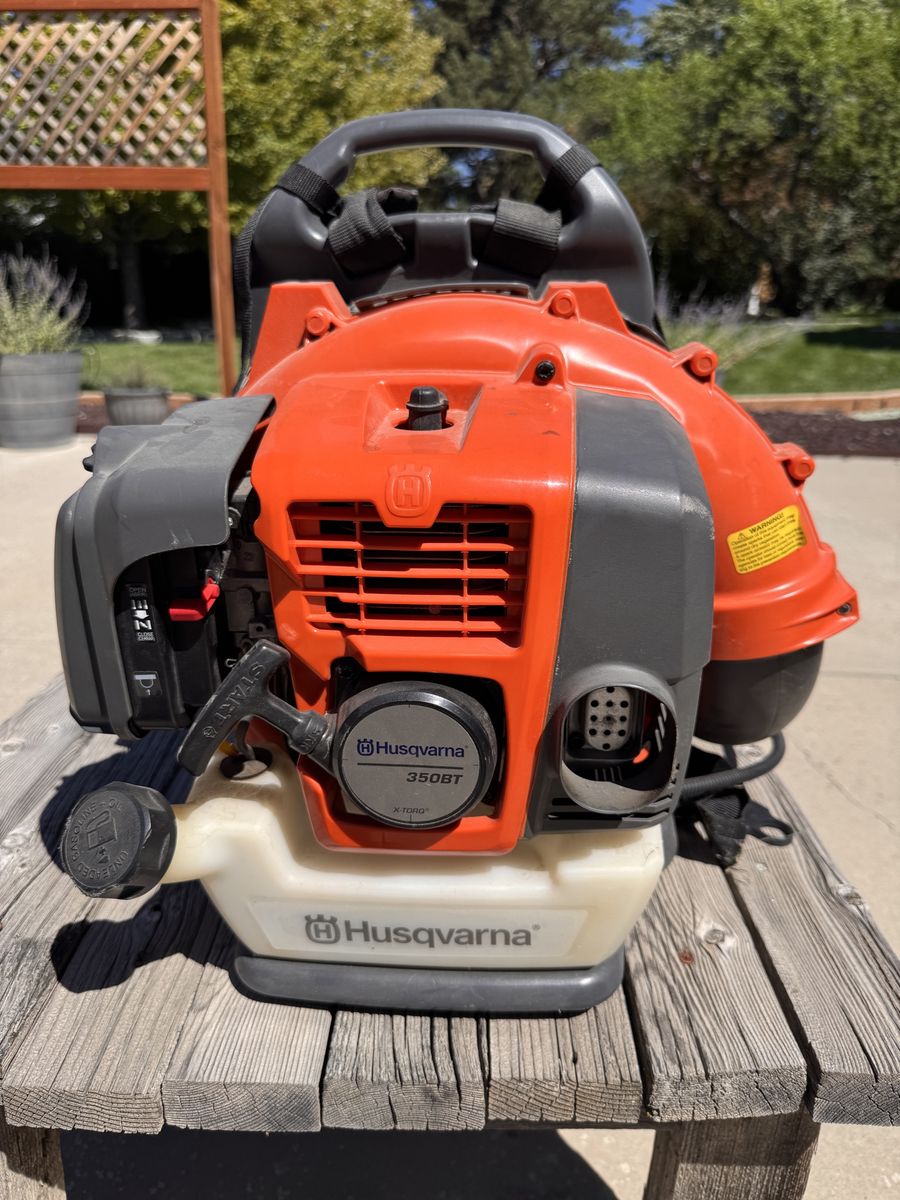 Husqvarna 350BT Backpack Leaf Blower Gas Powered 