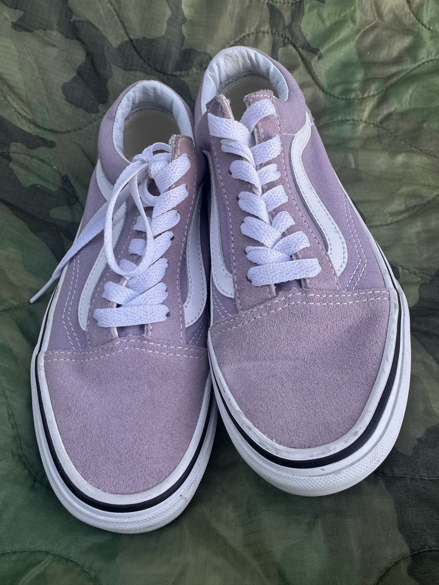 Vans Old Skool Lace-Up Sneakers - Lilac/Lavender, Womens 5.5