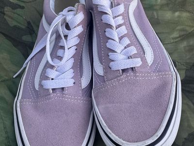 Vans Old Skool Lace-Up Sneakers - Lilac/Lavender, Womens 5.5