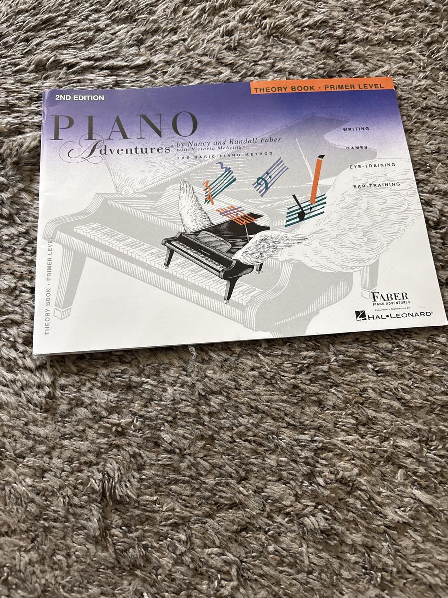 Faber Piano Adventures Theory Book, 2nd Ed. Primer Level - Writing, Games, Eye/Ear Training