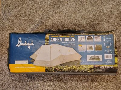 Slumberjack Aspen Grove 8 Person Hybrid Dome Family Camping Tent