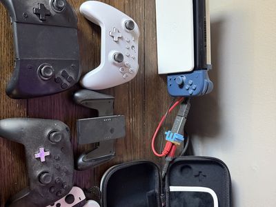 Nintendo Switch OLED Model Bundle with Dock, 2 Pro Controllers, 2 Pairs Joy-Cons & Case
