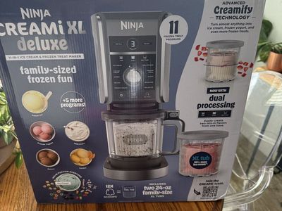 Ninja CREAMi XL Deluxe 11-in-1 Ice Cream & Frozen Treat Maker New in Box