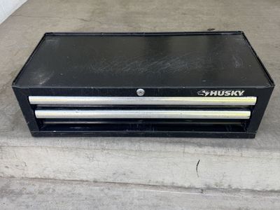 Husky Black Metal 2-Drawer Portable Tool Chest Chest Unit