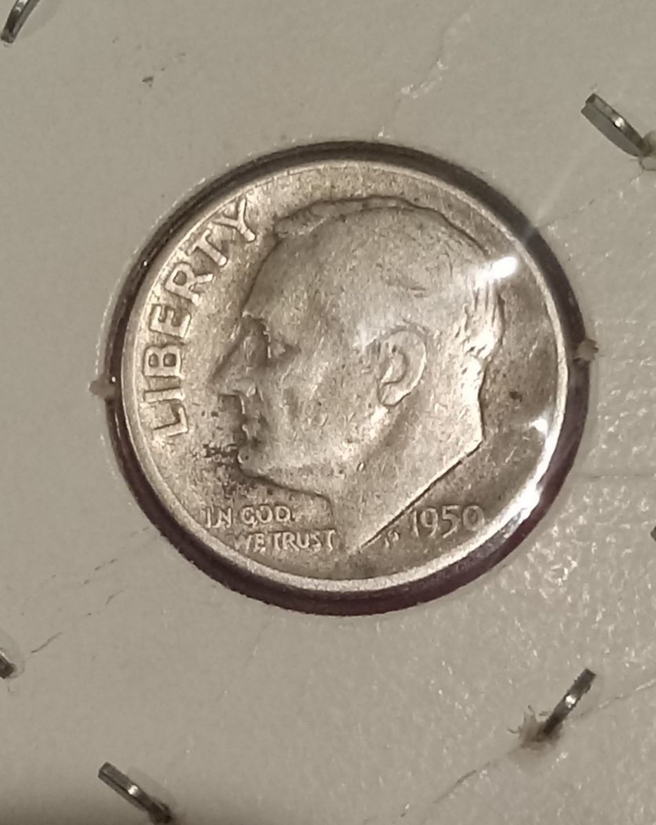 1950 Silver Dime
