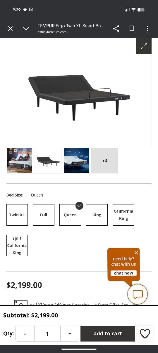 new mattress and adjustable frame name your price