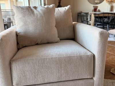 Crate and Barrel Swivel Chairs