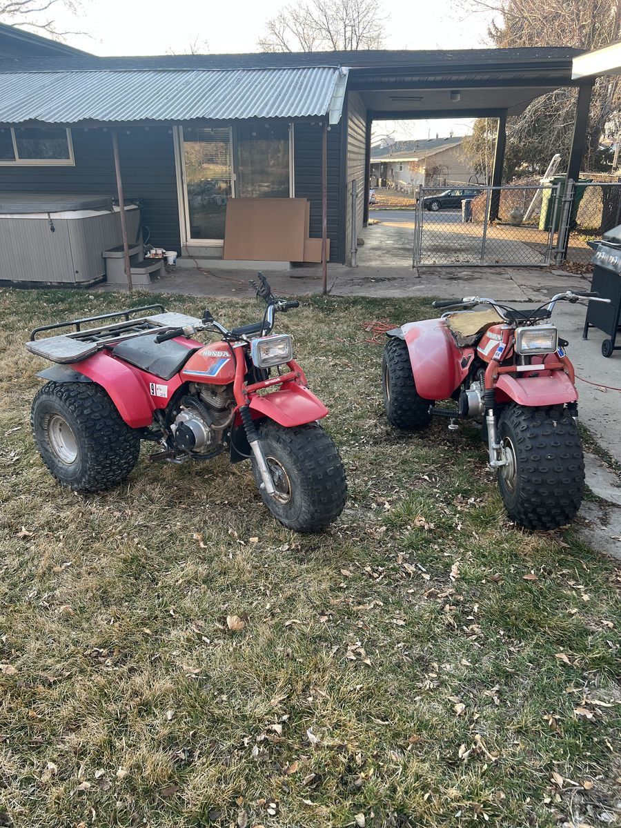 2 Honda ATC 200s