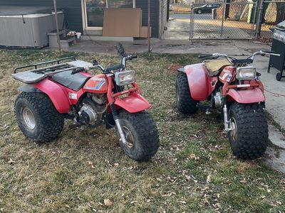 2 Honda ATC 200s