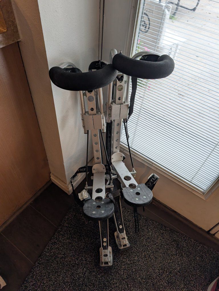 Skyrunner Kangaroo Jumping Stilts (90kg / 200 lbs Weight Limit) - Barely Used