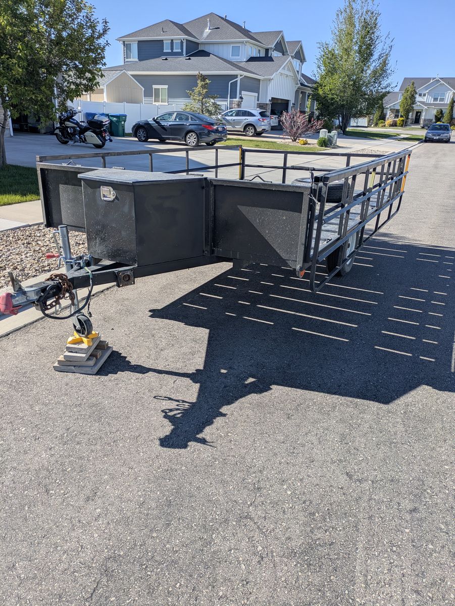 2007 Echo 7x12 Side Load ATV Trailer with built in ramp