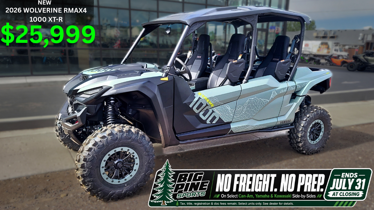 2026 Yamaha Wolverine RMAX4 1000 XT-R – 4 Passenger