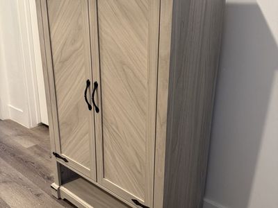 Brand New Farmhouse Shoe Storage Cabinet