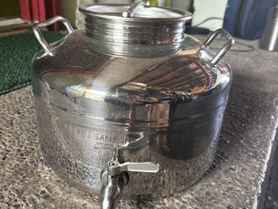 10 LITRE DISPENSER SANSONE EUROPA US Model INOX 18/10 stainless w/spigot ITALY