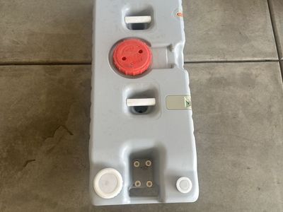 Portable RV Sewage Waste Tank - Clean Gray Tank for Travel Trailers & RVs