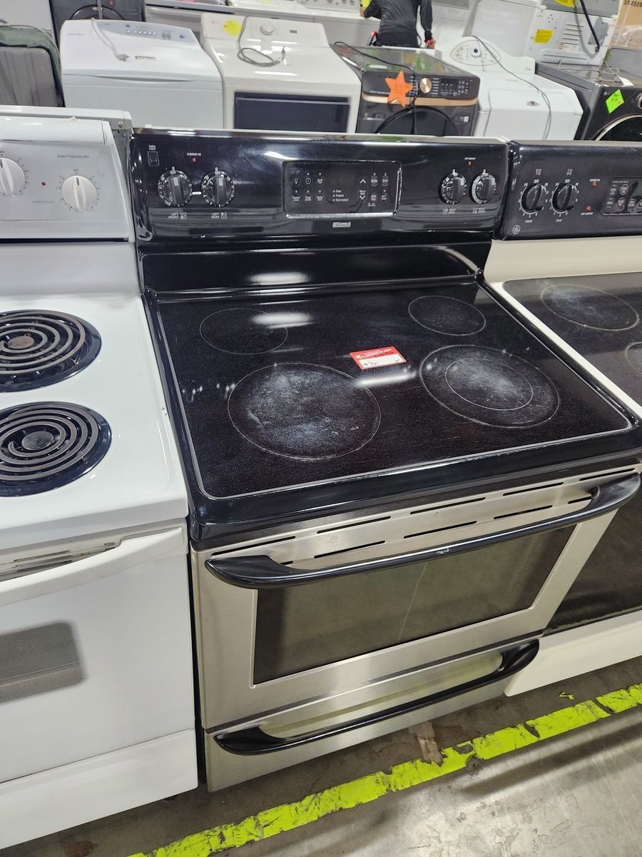Kenmore Stainless Steel Electric Range with Glass Top Stove and Oven